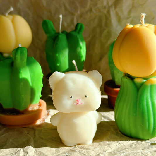 Chubby Bear Candle