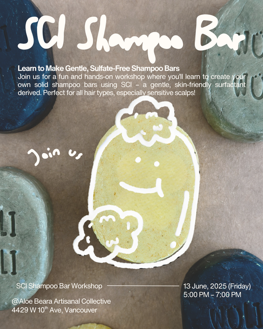 SCI Shampoo Bar Workshop with Aloe Beara